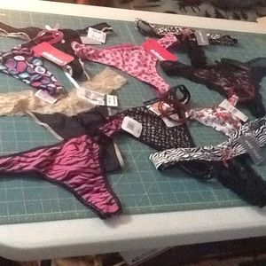 Wet seal dollhouse assortment of thong underwear